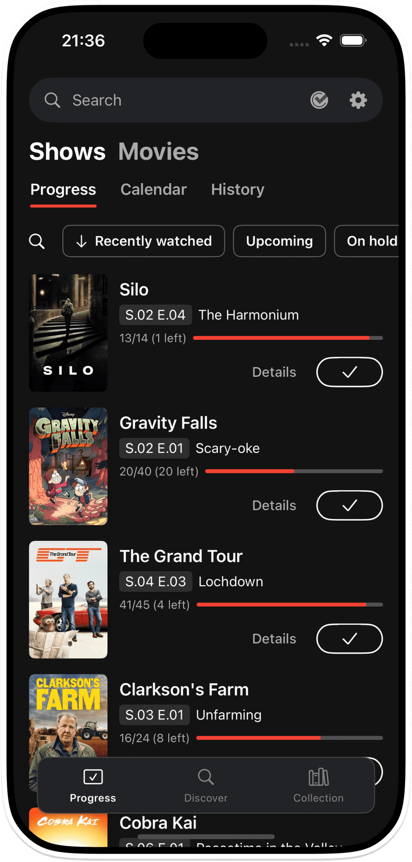Track TV Shows and Movies Track TV Shows and Movies