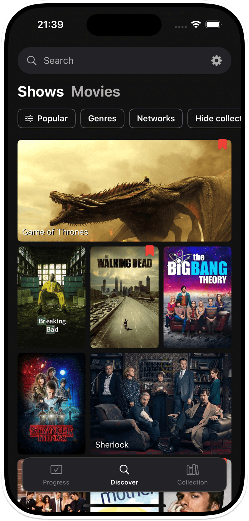 Discover TV Shows and Movies Discover TV Shows and Movies